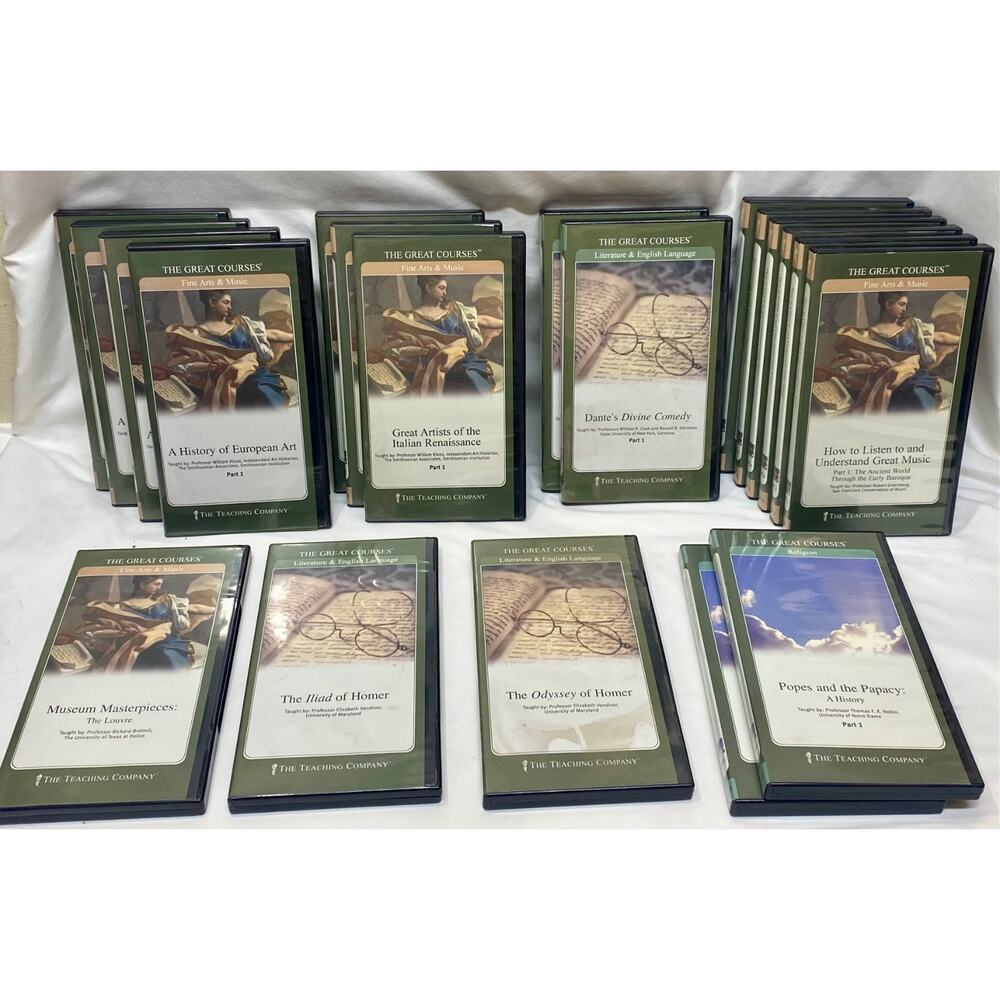 The Teaching Company Lot Of The Great Courses Dvd Art, Music, Literature